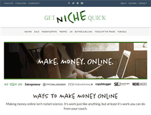 Tablet Screenshot of getnichequick.com